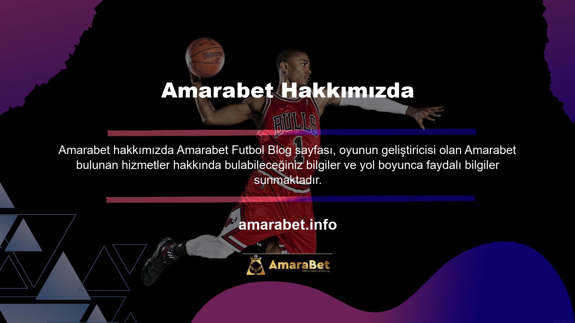 Blog yazımızı okuyarak Amarabet bahis sitesine üye olabilir ve yatırımınızın para çekme sürecini takip edebilirsiniz