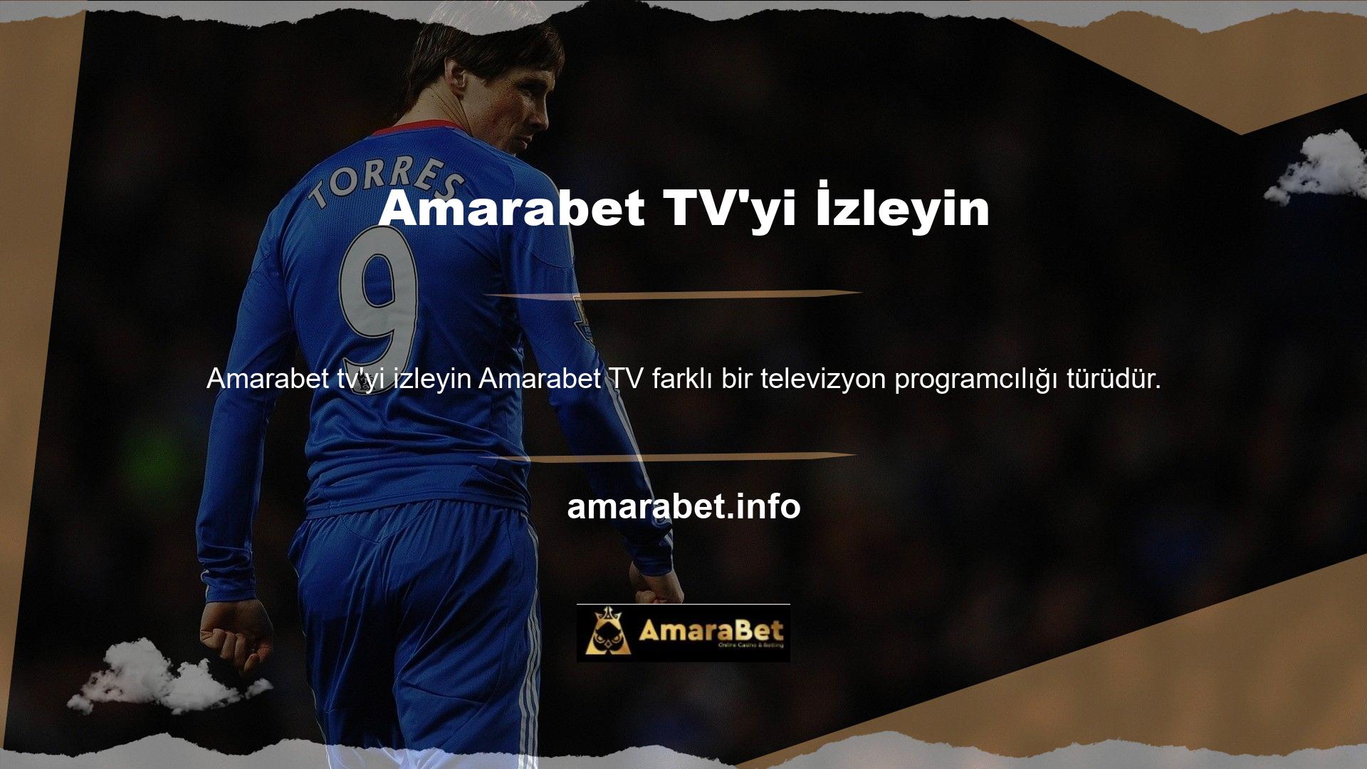 Amarabet TV, HD ve Ultra HD gibi yüksek çözünürlüklü yayın kalitesi seçenekleri isteyen bireylere hitap ediyor
